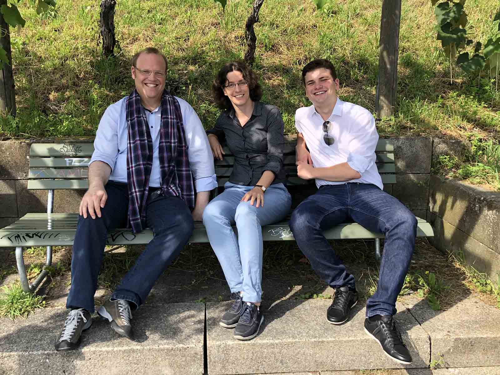 Wollen in den Nationalrat (v.l.n.r.): Kantonsrat Alexander Jäger, Gemeinderätin Martina Zürcher-Böni und der Jungfreisinnige Enrique Zbinden