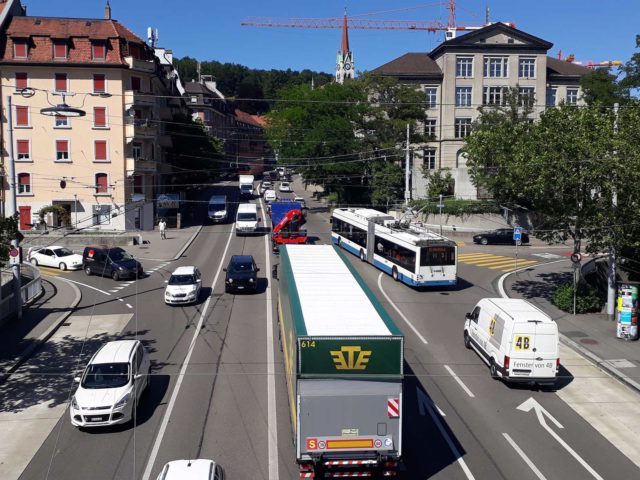 Normalzustand am Rosengarten.