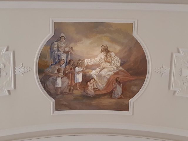 Deckenbild «Kinder sind meine Ehrengäste».