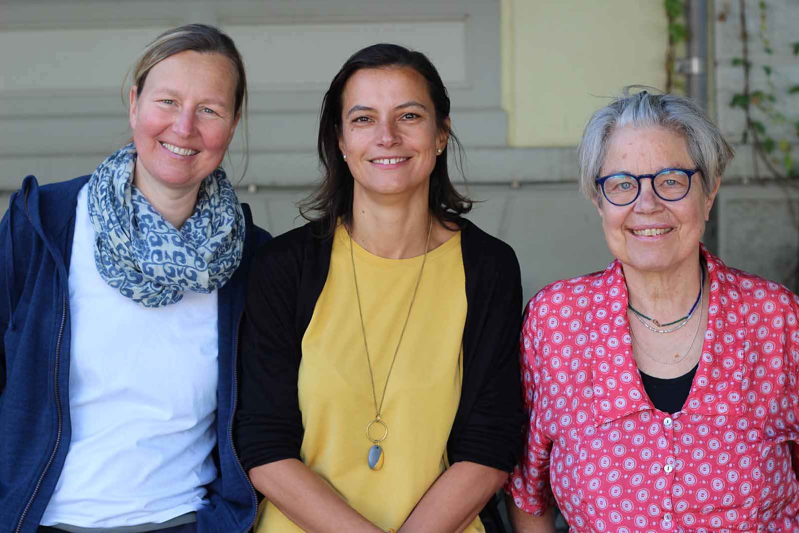 Kinderkulturgruppe GZ Wipkingen: Wiebke Gnodtke, Sophie Stiller, Esther Eckstein (v. l. n. r.). Es fehlt Maja Baumgartner.