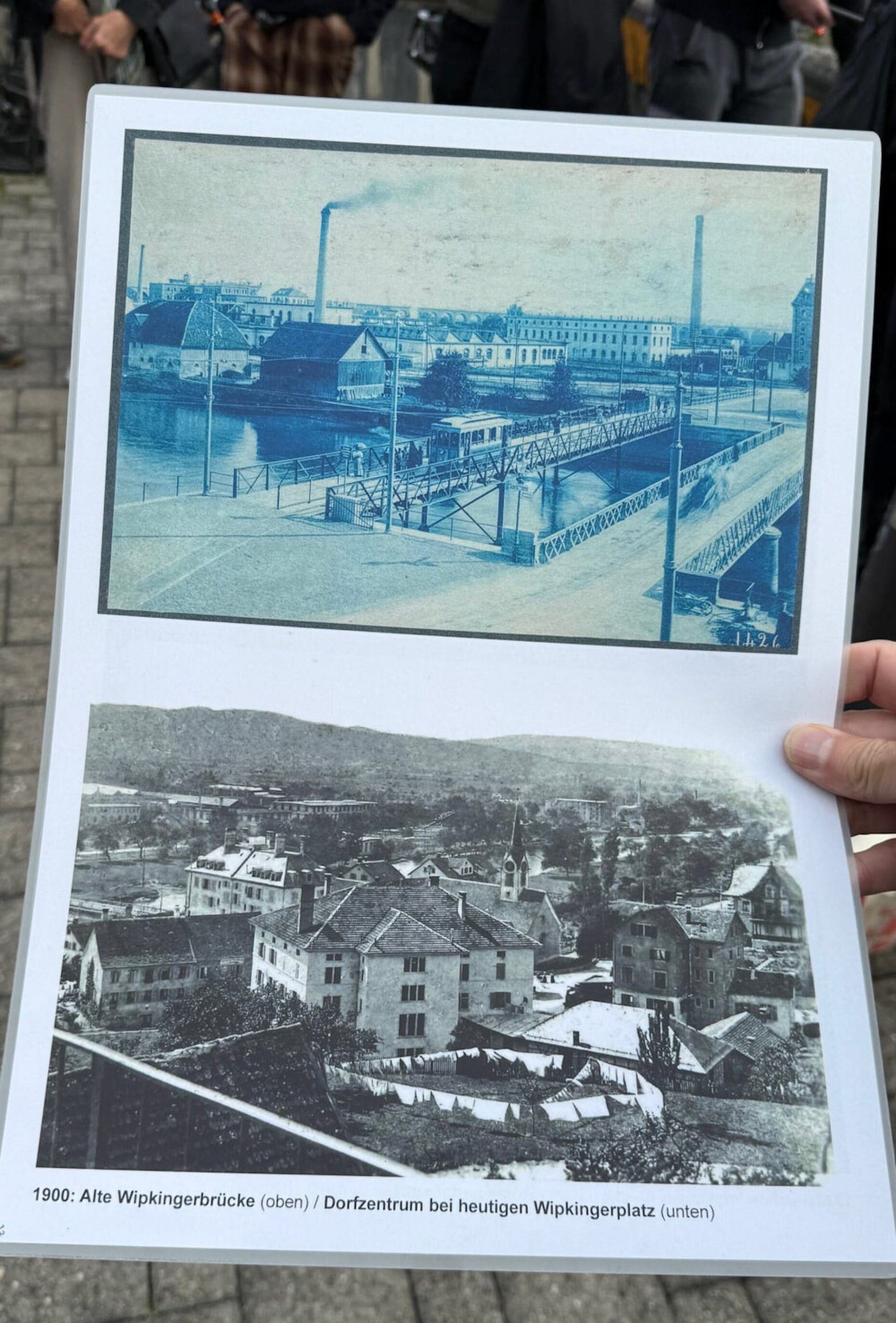 Der Wipkingerplatz um 1900 (Foto: pen)